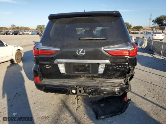 2016 Lexus LX 570 with VIN JTJHY7AX1G4193520, listed as a Copart auction lot 86578154 with 106,392 mi miles and Salvage Title. Bid and sale history available at carsss.com. Image 6.