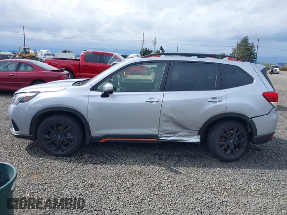 2023 Subaru Forester Sport with VIN JF2SKAJC0PH519600, listed as a IAAI auction lot 41880854 with 27,996 mi miles. Bid and sale history available at carsss.com. Image 14.