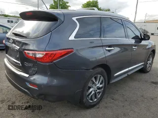 2014 Infiniti QX60 with VIN 5N1AL0MM6EC530421, listed as a Copart auction lot 55479135 with 145,573 mi miles and Clean Title. Bid and sale history available at DreamBid. Image 3.