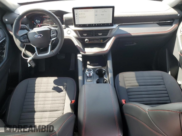 2025 Ford Explorer ST-Line with VIN 1FMUK7KH6SGA64976, listed as a Copart auction lot 46298065 with 1,346 mi miles and Salvage title. Bid and sale history available at DreamBid. Image 8.