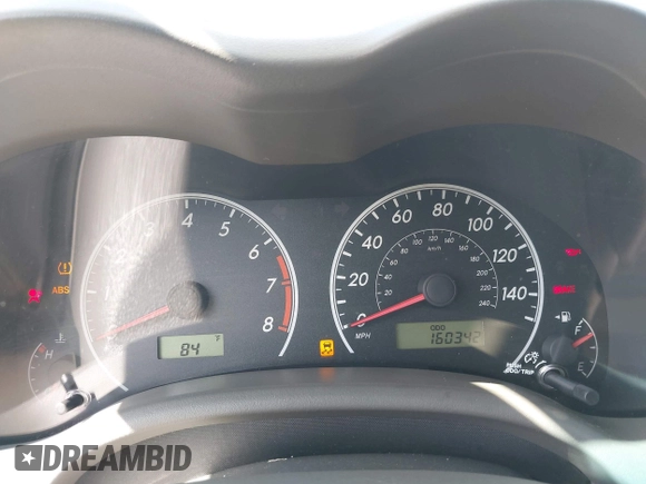 2010 Toyota Corolla with VIN 1NXBU4EE8AZ345940, listed as a IAAI auction lot 42272720 with 160,342 mi miles and . Bid and sale history available at DreamBid. Image 7.