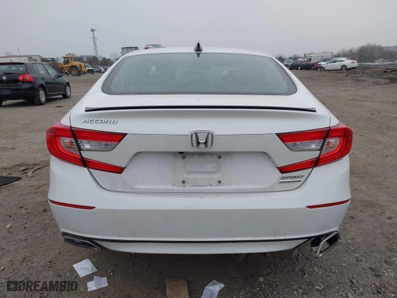 2022 Honda Accord Sedan Sport SE with VIN 1HGCV1F47NA098249, listed as a IAAI auction lot 41239513 with 93,504 mi miles. Bid and sale history available at carsss.com. Image 15.