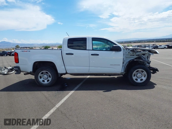 2022 Chevrolet Colorado 4WD Work Truck with VIN 1GCGTBEN7N1299512, listed as a IAAI auction lot 42720023 with 41,851 mi miles and . Bid and sale history available at DreamBid. Image 14.