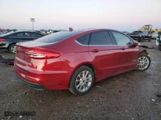 2019 Ford Fusion Hybrid SE with VIN 3FA6P0LU6KR206193, listed as a Copart auction lot 43155615 with 0 mi miles and Salvage Title. Bid and sale history available at carsss.com. Image 3.