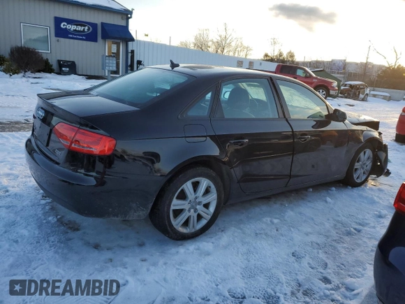 2011 Audi A4 Premium with VIN WAUAFAFL5BN035520, listed as a Copart auction lot 41488225 with 70,180 mi miles and Non repairable. Bid and sale history available at DreamBid. Image 3.