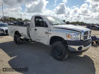 2007 Dodge Ram 2500 ST with VIN 3D7KS26D87G729433, listed as a Copart auction lot 43760045 with 237,035 mi miles and Salvage Title. Bid and sale history available at carsss.com. Image 4.