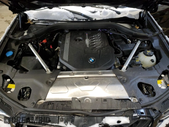 2023 BMW X4 M40i with VIN 5UX43DT0XP9P34421, listed as a Copart auction lot 44018155 with 28,544 mi miles and Salvage Title. Bid and sale history available at carsss.com. Image 12.