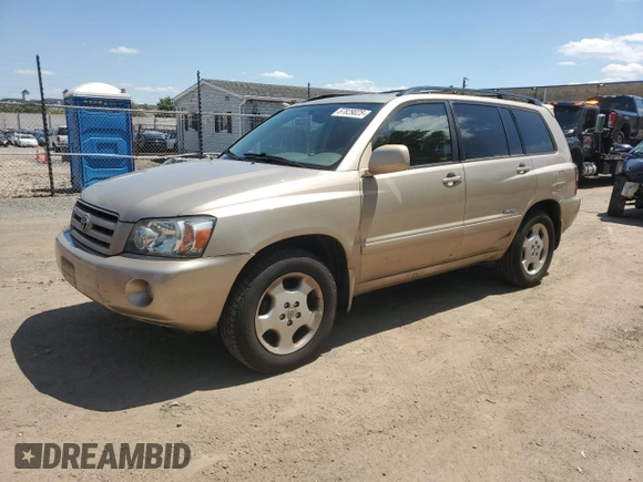 2007 Toyota Highlander w/3rd Row with VIN JTEDP21A870142280, listed as a Copart auction lot 57829025 with 222,305 mi miles and Clean title. Bid and sale history available at DreamBid. Image 1.