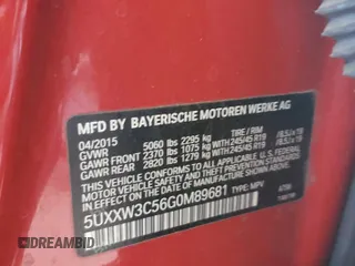 2016 BMW X4 xDrive28i z VIN 5UXXW3C56G0M89681, wystawiony jako Copart lot #50584395 z przebiegiem 128 910 mil mil oraz Szkoda całkowita • Salvage title. Historia ofert i sprzedaży dostępna na DreamBid. Obrazek 14.