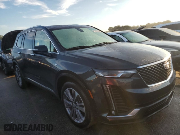 2021 Cadillac XT6 Premium Luxury with VIN 1GYKPCRS3MZ225034, listed as a Copart auction lot 73778594 with 0 mi miles and Non Repairable. Bid and sale history available at carsss.com. Image 4.