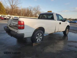 2007 Ford F-150 XL with VIN 1FTRF12W27NA28473, listed as a Copart auction lot 87459744 with Not Provided miles and Salvage Title. Bid and sale history available at carsss.com. Image 3.