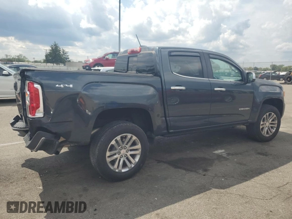 2017 GMC Canyon 4WD SLT with VIN 1GTG6DENXH1258721, listed as a Copart auction lot 68713664 with 117,420 mi miles and Salvage Title. Bid and sale history available at carsss.com. Image 3.