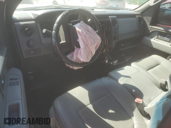2012 Ford F-150 XL with VIN 1FTNF1CF7CKE25038, listed as a Copart auction lot 48406055 with Not provided miles and Salvage title. Bid and sale history available at DreamBid. Image 8.