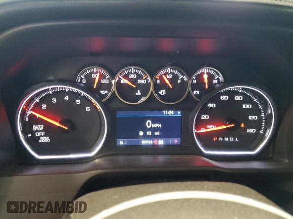2019 Chevrolet Silverado 1500 LTZ with VIN 3GCUYGED6KG274977, listed as a Copart auction lot 50276525 with 80,926 mi miles and Salvage Title. Bid and sale history available at DreamBid. Image 9.