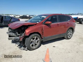 2017 Honda CR-V EX with VIN 2HKRW1H52HH519996, listed as a Copart auction lot 49722355 with 120,032 mi miles and Salvage Title. Bid and sale history available at carsss.com. Image 1.