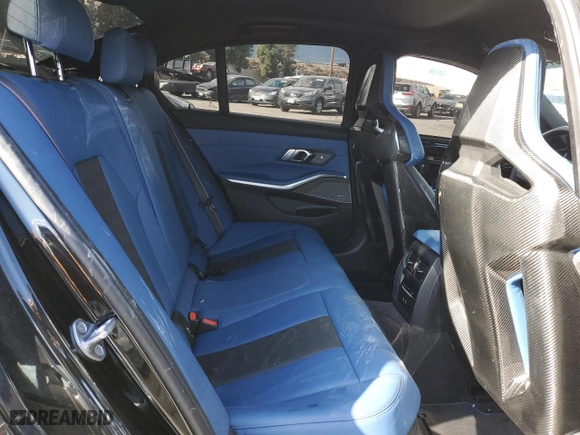 2022 BMW M3 Competition xDrive with VIN WBS43AY06NFN05833, listed as a Copart auction lot 70430762 with 2,480 mi miles. Bid and sale history available at carsss.com. Image 10.