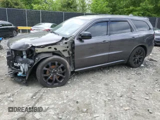 2019 Dodge Durango GT Plus z VIN 1C4RDJDG7KC755477, wystawiony jako Copart lot #55584925 z przebiegiem 122 961 mil mil oraz Szkoda całkowita • Salvage title. Historia ofert i sprzedaży dostępna na DreamBid. Obrazek 1.