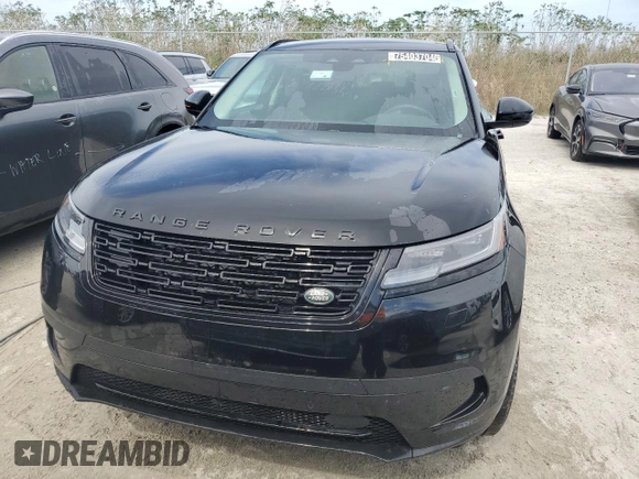 2024 Land Rover Range Rover Velar S with VIN SALYJ2EX4RA385399, listed as a Copart auction lot 75403704 with Not Provided miles and Non Repairable. Bid and sale history available at DreamBid. Image 5.