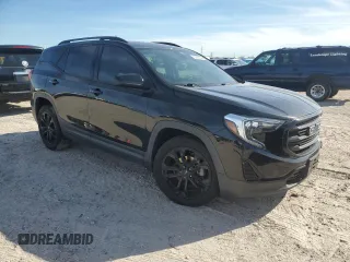 2020 GMC Terrain SLE with VIN 3GKALMEV5LL156084, listed as a Copart auction lot 82902644 with 34,221 mi miles and Clean Title. Bid and sale history available at carsss.com. Image 4.