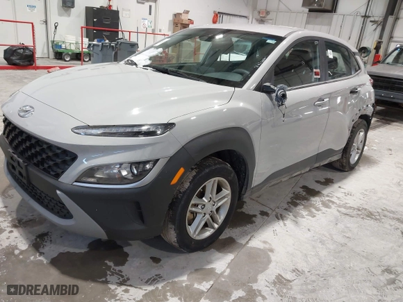 2023 Hyundai Kona SE with VIN KM8K2CAB2PU013965, listed as a IAAI auction lot 41572552 with 39,557 mi miles. Bid and sale history available at carsss.com. Image 17.