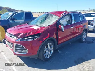 2014 Ford Escape Titanium with VIN 1FMCU0JX2EUB99237, listed as a IAAI auction lot 41850772 with 1 mi miles. Bid and sale history available at carsss.com. Image 2.