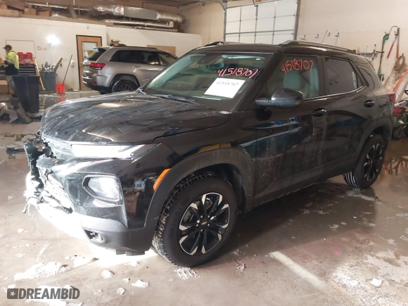 2023 Chevrolet TrailBlazer LT with VIN KL79MRSLXPB158445, listed as a IAAI auction lot 41518707 with 24,833 mi miles. Bid and sale history available at carsss.com. Image 17.