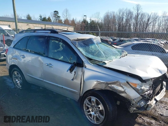 2009 Acura MDX with VIN 2HNYD28209H520520, listed as a IAAI auction lot 41674729 with 1 mi miles. Bid and sale history available at carsss.com. Image 1.