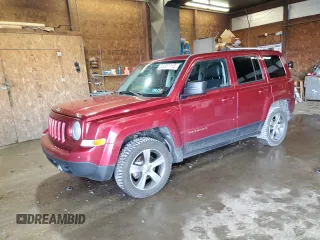 2016 Jeep Patriot High Altitude with VIN 1C4NJRFBXGD597578, listed as a Copart auction lot 58857115 with 128,911 mi miles and Salvage title. Bid and sale history available at DreamBid. Image 1.