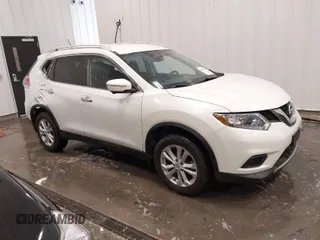 2016 Nissan Rogue SV with VIN KNMAT2MV7GP684088, listed as a IAAI auction lot 41805869 with 76,910 mi miles. Bid and sale history available at carsss.com. Image 1.