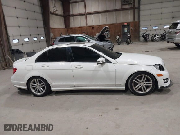 2013 Mercedes-Benz C-Class C 300 Sport with VIN WDDGF8AB7DA833263, listed as a IAAI auction lot 41904490 with 133,746 mi miles. Bid and sale history available at carsss.com. Image 13.