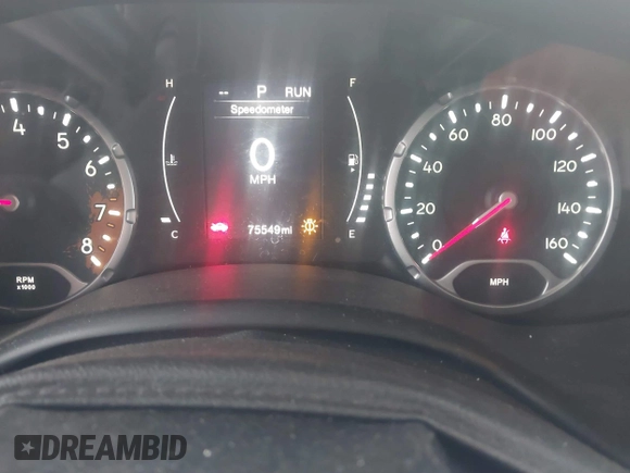 2016 Jeep Renegade Latitude with VIN ZACCJBBT7GPC87306, listed as a IAAI auction lot 41078571 with 75,549 mi miles. Bid and sale history available at carsss.com. Image 7.