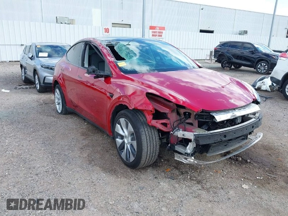 2020 Tesla Model Y Long Range with VIN 5YJYGDEE9LF009957, listed as a IAAI auction lot 41780248 with 31,053 mi miles and . Bid and sale history available at DreamBid. Image 1.