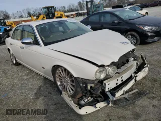 2007 Jaguar XJ with VIN SAJWA71B17SH15873, listed as a Copart auction lot 45739045 with 163,029 mi miles and Salvage Title. Bid and sale history available at carsss.com. Image 4.