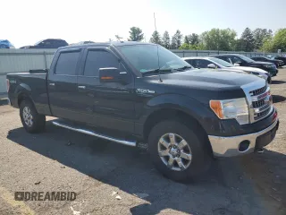 2013 Ford F-150 XL with VIN 1FTFW1EFXDFB40832, listed as a Copart auction lot 63705155 with 154,764 mi miles and Salvage title. Bid and sale history available at DreamBid. Image 4.