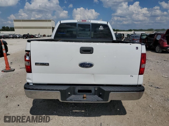 2005 Ford F-150 STX with VIN 1FTRX12WX5KE52155, listed as a Copart auction lot 62605895 with 235,078 mi miles and Salvage title. Bid and sale history available at DreamBid. Image 6.