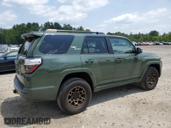 2022 Toyota 4Runner TRD Sport with VIN JTESU5JRXN5986229, listed as a Copart auction lot 61629845 with 44,127 mi miles and Clean title. Bid and sale history available at DreamBid. Image 3.