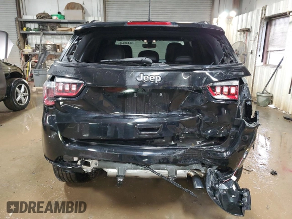 2021 Jeep Compass 80th Anniversary with VIN 3C4NJCEBXMT511903, listed as a Copart auction lot 43438945 with 32,852 mi miles and Salvage Title. Bid and sale history available at carsss.com. Image 6.