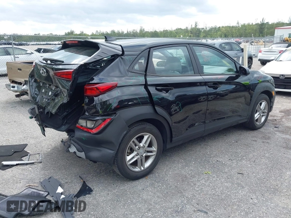 2022 Hyundai Kona Preferred with VIN KM8K22ABXNU843004, listed as a IAAI auction lot 41909990 with 18,837 mi miles and . Bid and sale history available at carsss.com. Image 4.