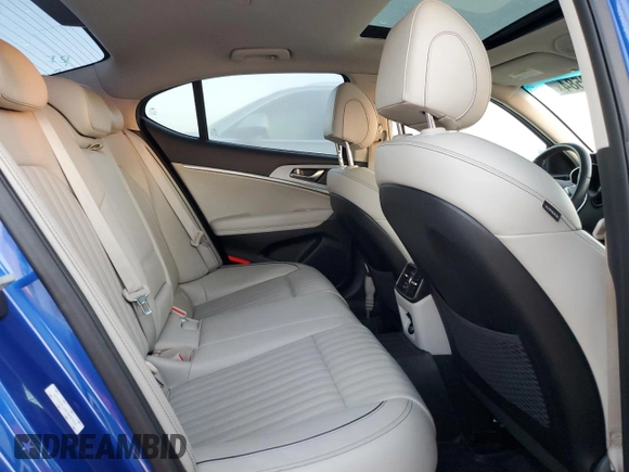 2019 Genesis G70 Advanced with VIN KMTG34LA3KU037414, listed as a Copart auction lot 81812584 with 63,807 mi miles and Salvage Title. Bid and sale history available at DreamBid. Image 10.