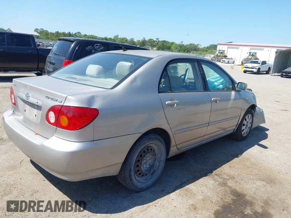 2003 Toyota Corolla CE with VIN 2T1BR32E53C015709, listed as a IAAI auction lot 42057744 with 120,022 mi miles and . Bid and sale history available at DreamBid. Image 4.