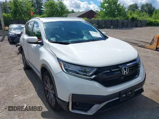 2022 Honda CR-V Touring with VIN 2HKRW2H91NH654021, listed as a IAAI auction lot 39517068 with 77,671 mi miles. Bid and sale history available at carsss.com. Image 1.