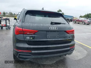 2024 Audi Q3 S line Premium with VIN WA1DECF32R1096060, listed as a IAAI auction lot 41409258 with 21,359 mi miles. Bid and sale history available at carsss.com. Image 16.