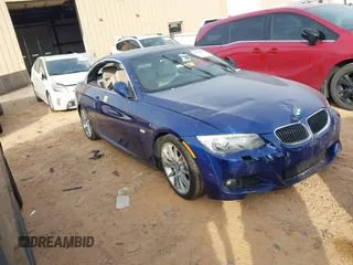 2013 BMW 3 Series 335i with VIN WBADX7C53DJ589765, listed as a IAAI auction lot 41792999 with 70,161 mi miles and . Bid and sale history available at carsss.com. Image 1.