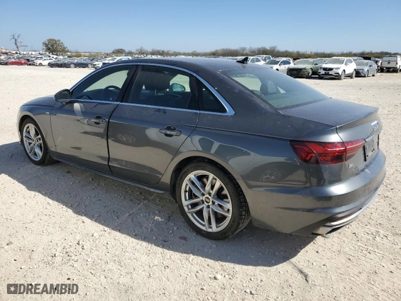2022 Audi A4 Sedan S line Premium Plus with VIN WAUEAAF40NN008948, listed as a Copart auction lot 49070695 with 82,063 mi miles and Salvage Title. Bid and sale history available at carsss.com. Image 2.