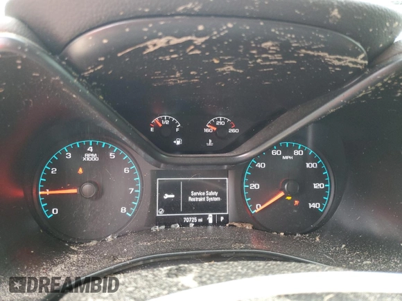 2019 Chevrolet Colorado 2WD Work Truck with VIN 1GCGSBEN2K1211691, listed as a Copart auction lot 44448935 with 70,725 mi miles and Non Repairable. Bid and sale history available at carsss.com. Image 9.