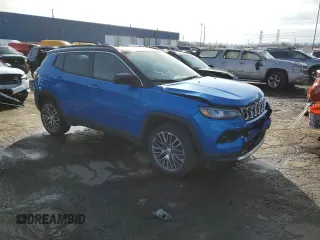 2024 Jeep Compass Limited z VIN 3C4NJDCN2RT588159, wystawiony jako Copart lot #51596325 z przebiegiem 18 713 mil mil oraz Czysty tytuł • Clean title. Historia ofert i sprzedaży dostępna na DreamBid. Obrazek 4.
