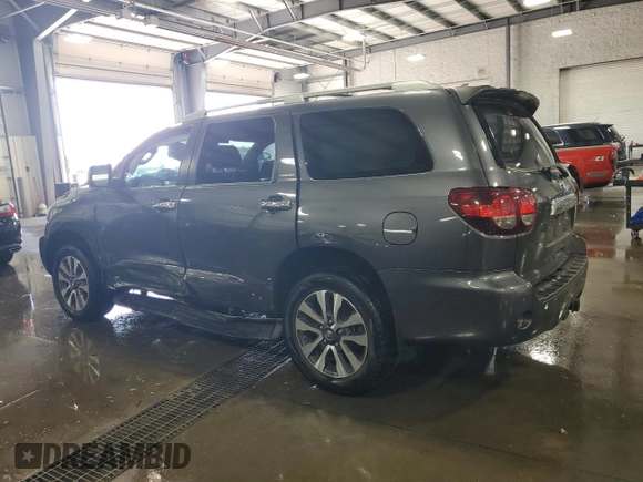 2019 Toyota Sequoia Limited with VIN 5TDJY5G10KS173378, listed as a Copart auction lot 70060564 with 97,107 mi miles and Salvage Title. Bid and sale history available at carsss.com. Image 2.