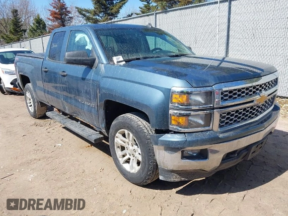2014 Chevrolet Silverado 1500 LT with VIN 1GCVKREC6EZ198383, listed as a IAAI auction lot 41908087 with 155,422 mi miles and . Bid and sale history available at DreamBid. Image 1.