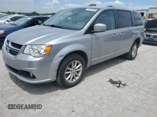 2018 Dodge Grand Caravan SXT z VIN 2C4RDGCG4JR240091, wystawiony jako Copart lot #59614835 z przebiegiem 87 971 mil mil oraz Szkoda całkowita • Salvage title. Historia ofert i sprzedaży dostępna na DreamBid. Obrazek 1.