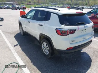 2018 Jeep Compass Sport with VIN 3C4NJDAB5JT146182, listed as a IAAI auction lot 42041839 with 55,865 mi miles and . Bid and sale history available at DreamBid. Image 3.